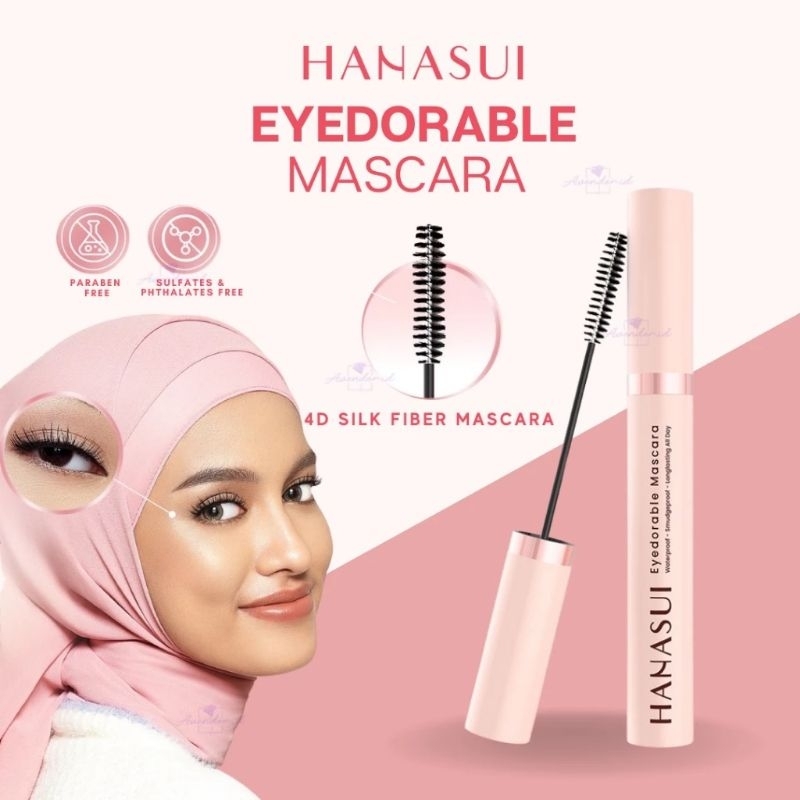 HANASUI MASCARA WATERPROOF ||BPOM