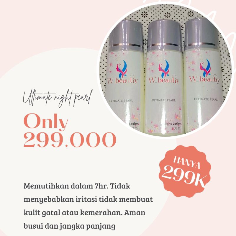Lotion malam ultimate bpom