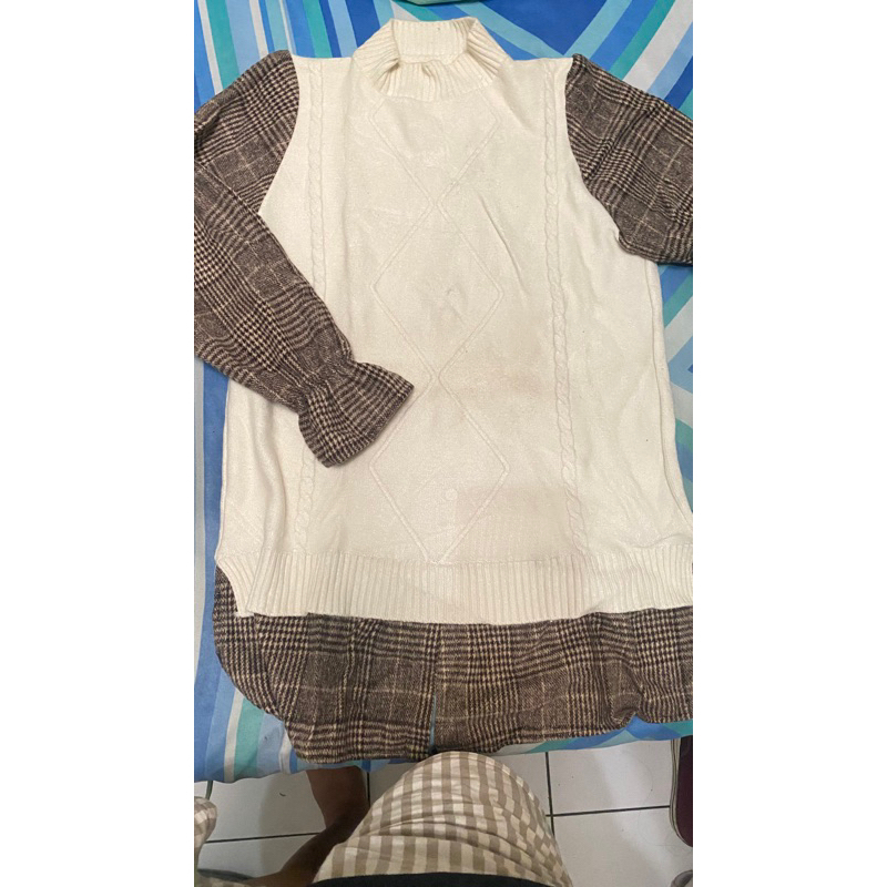 sweater tartan