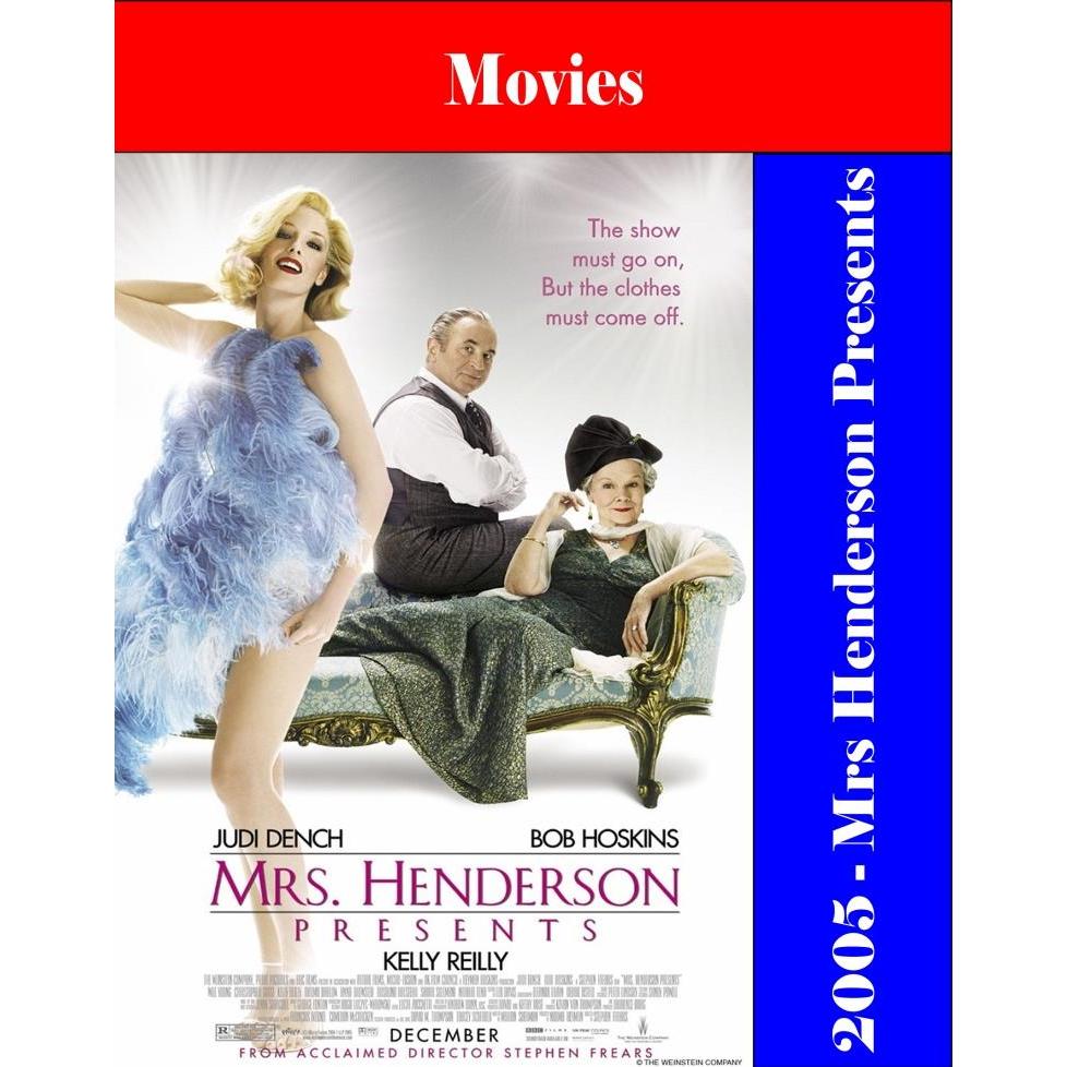 DVD - Mrs Henderson Presents (2005)