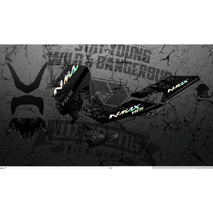 Decal Yamaha N-Max 155cc