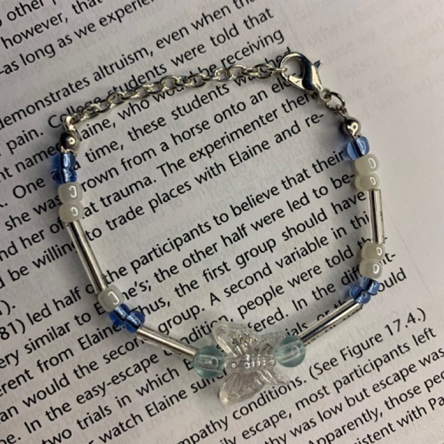 blue bracelets