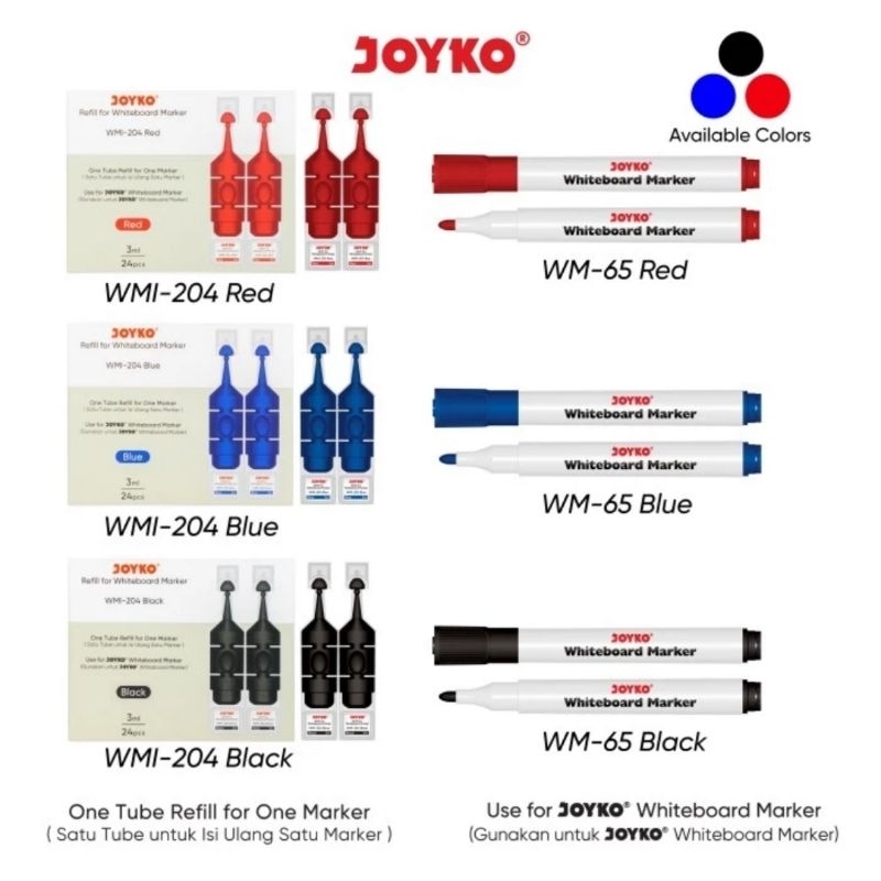 Spidol Joyko Whiteboard Marker