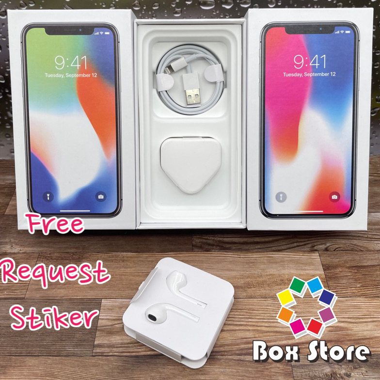 Terupdate.. DUS BOX IPHONE X FULLSET 0Q7