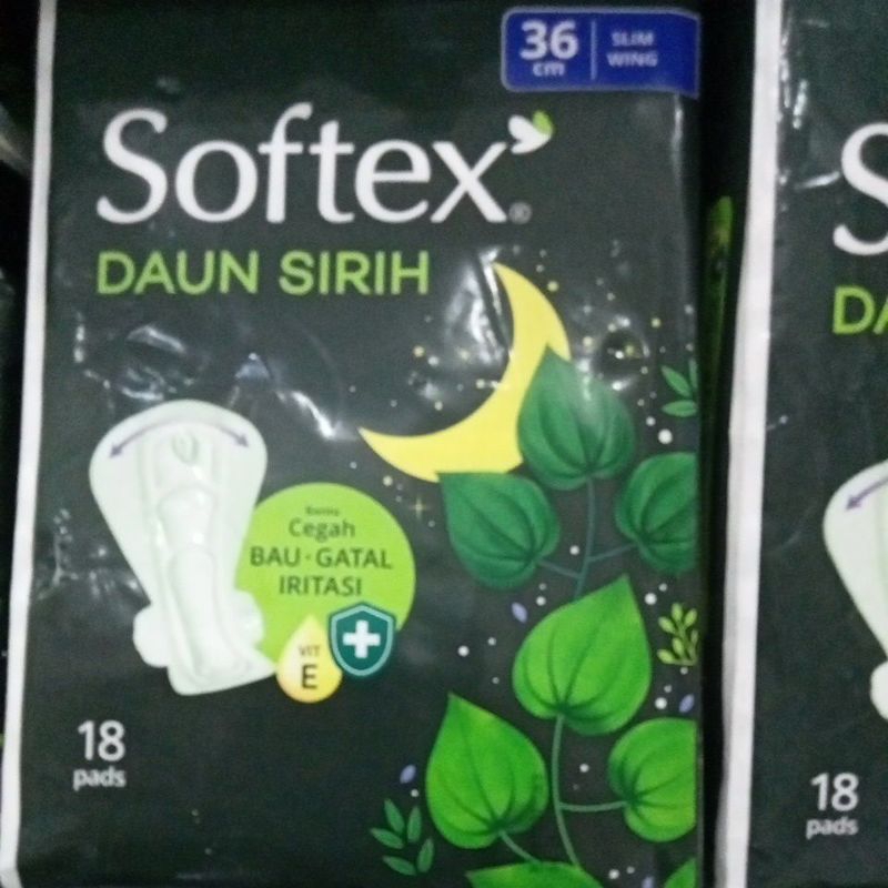 SOFTEX DAUN SIRIH 36 CM ISI 18 PADS