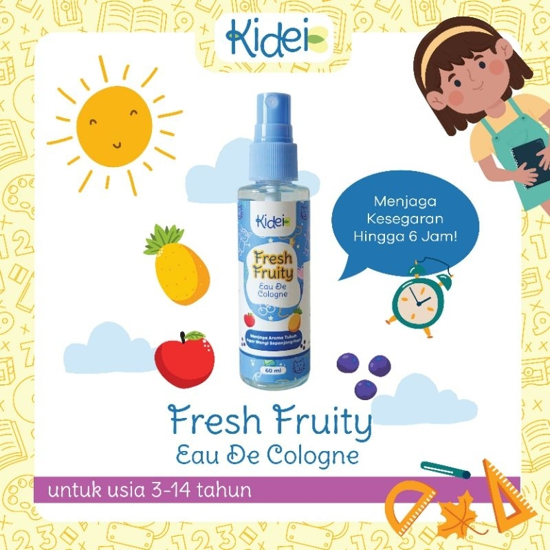 Kidei Fresh Fruity Eau de Cologne 60ml