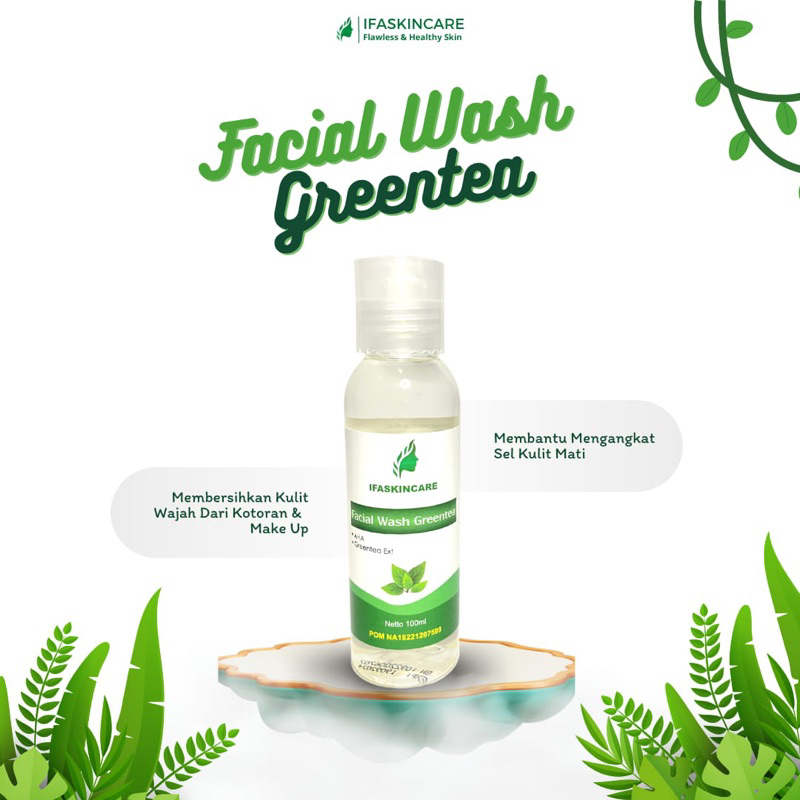 FACIAL WASH GREENTEA (Untuk kulit normal)