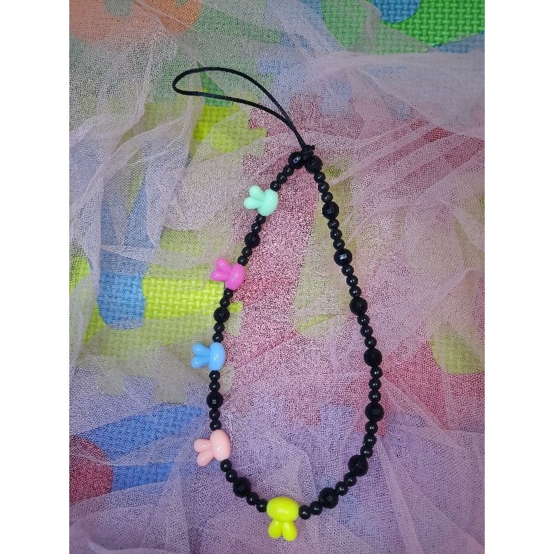 RABBIT HEAD PHONE STRAP