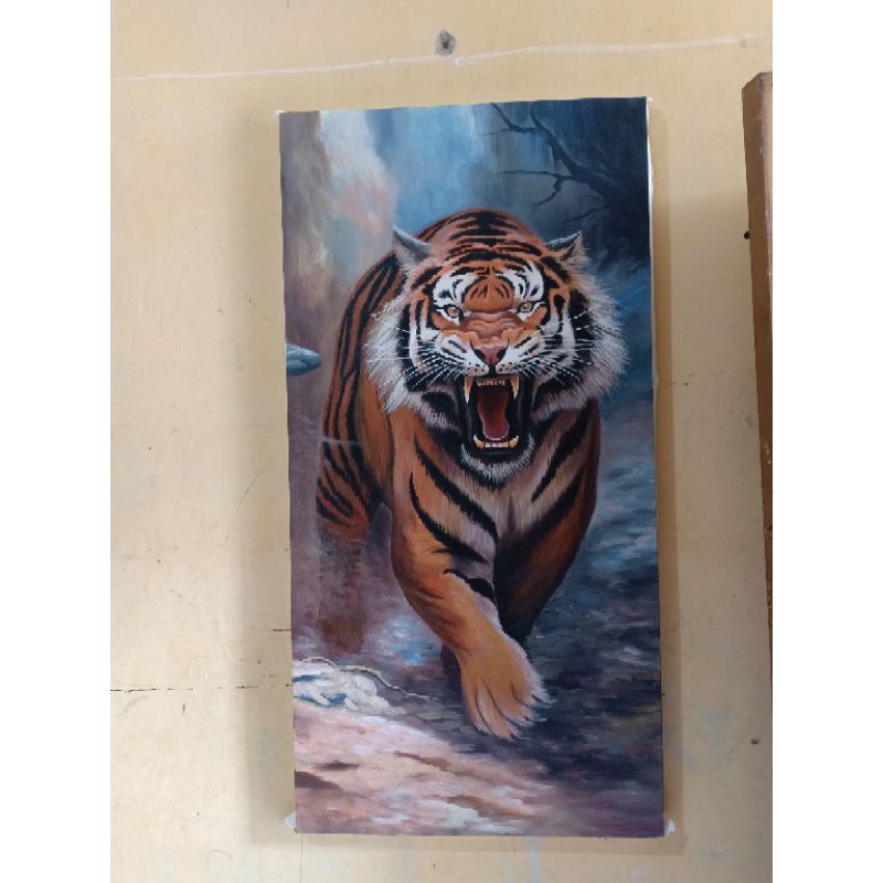 Lukisan macan original handmade
