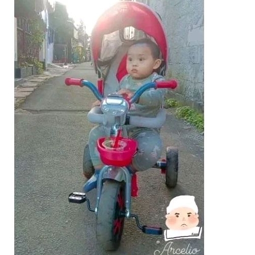 sepeda roda tiga anak