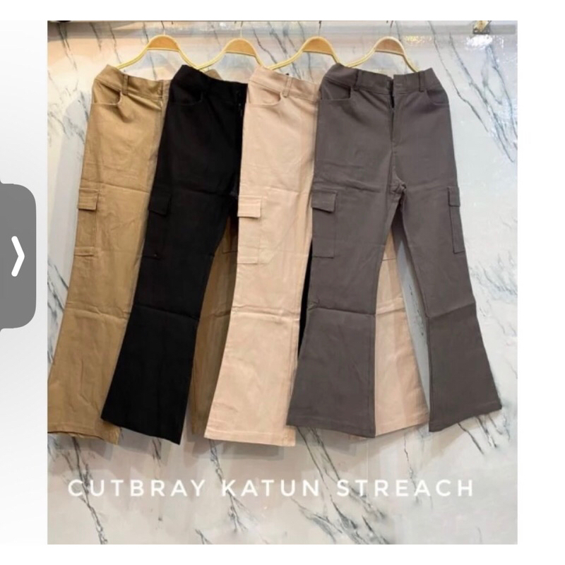 Cutbray katun streach (bahan soft jeans)