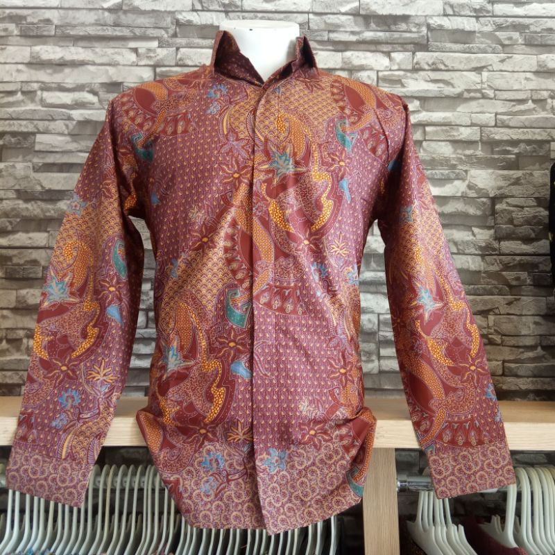 hem batik lengan panjang