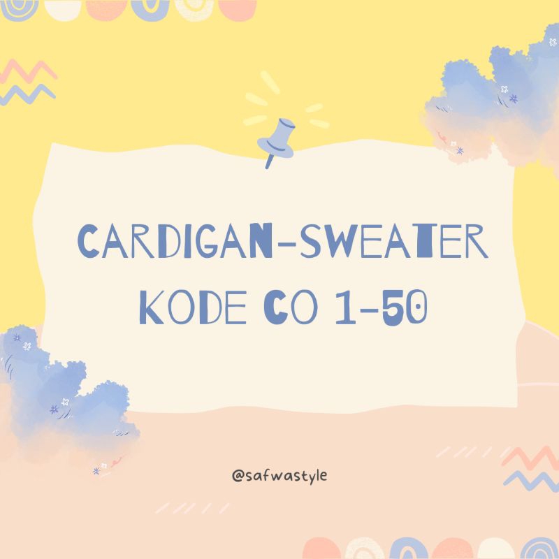 Cardigan-Sweater Kode CO 1-50
