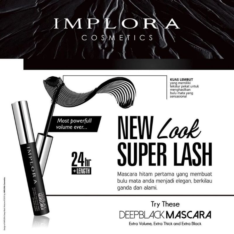 MASKARA IMPLORA HITAM MASCARA SERIAN BLACK IMPLORA