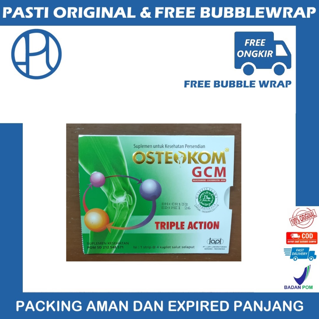 OSTEOKOM GCM STRIP ISI 4 TABLET