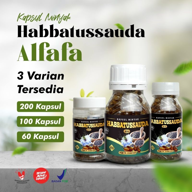Kapsul Minyak Habbatussauda ALFAFA Original