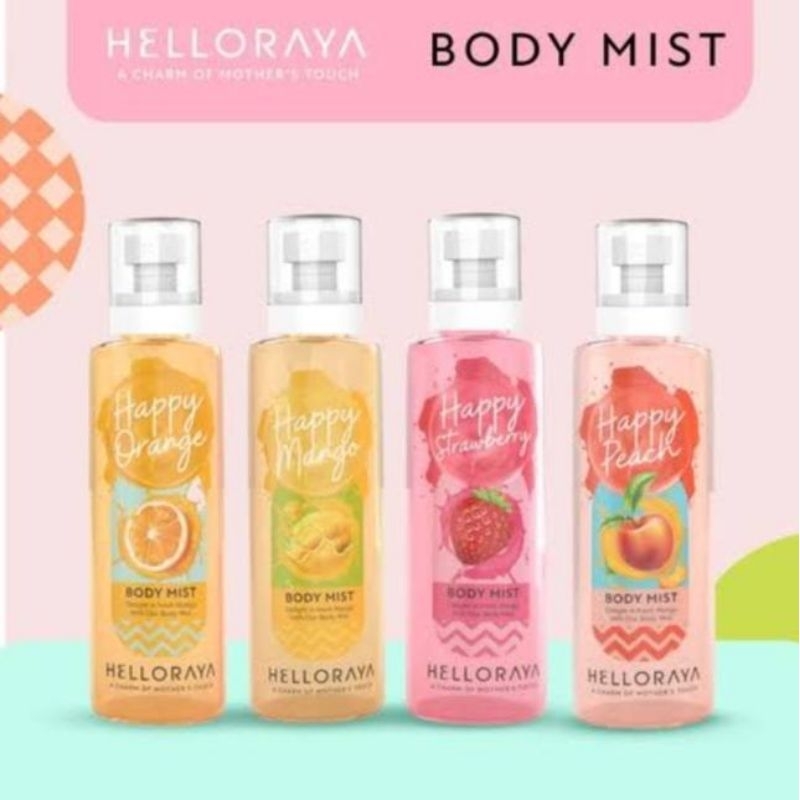 hello raya happy body mist