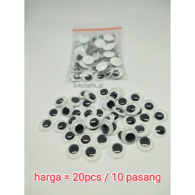 Mata boneka 10mm / mata kocak