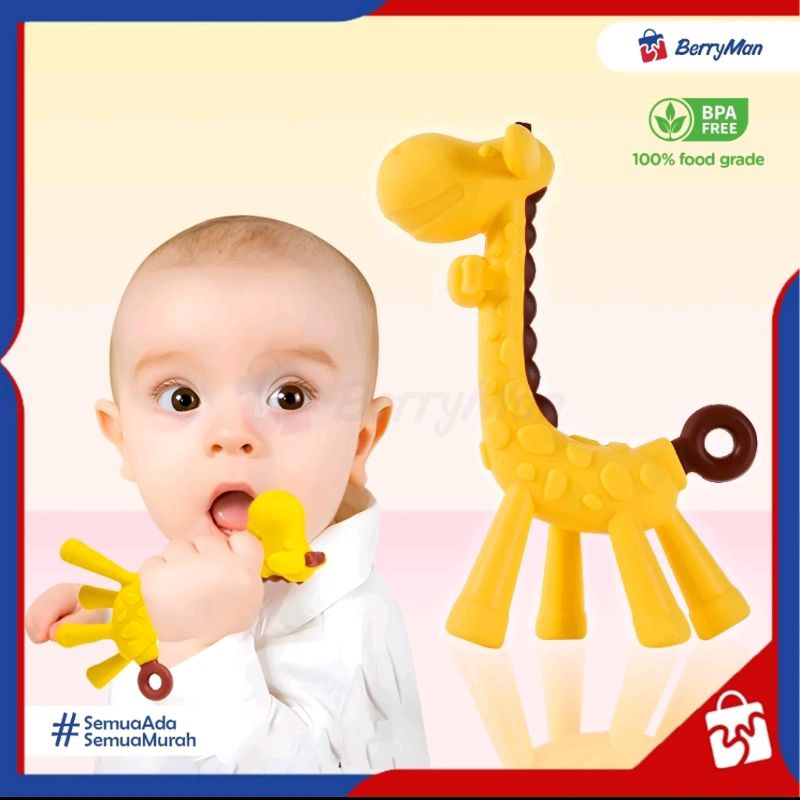Teether Jerapa / Teether gigitan bayi jerapa