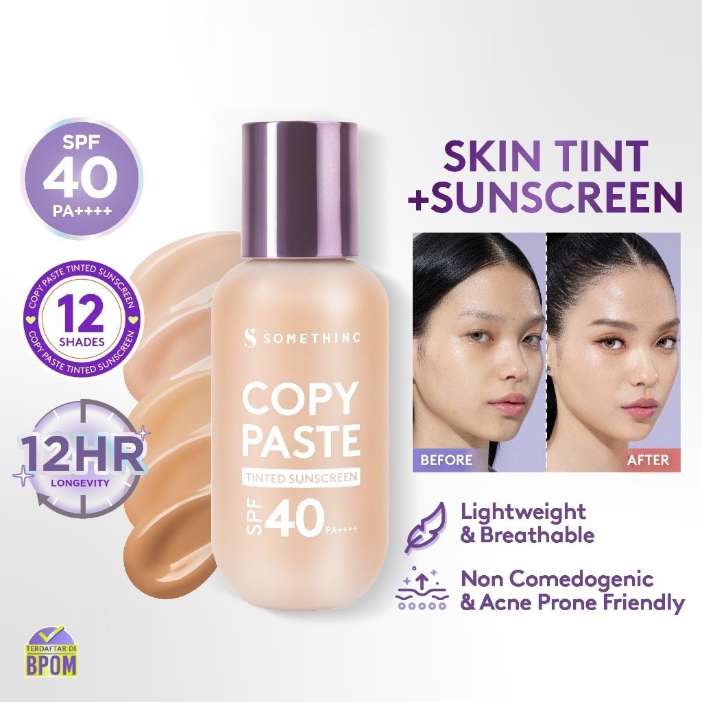 Somethinc Copy Paste Tinted Sunscreen SPF 40 PA++++ skintint Foundation