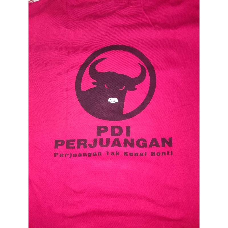 kaos PDI TEKAT BULAT!