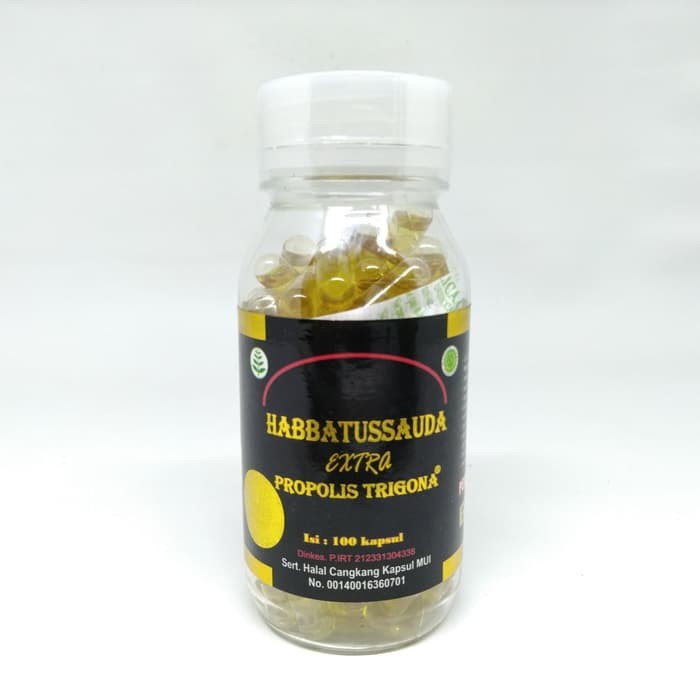 Habbatussauda Extra Plus Propolis Trigona 100 Kapsul UMS