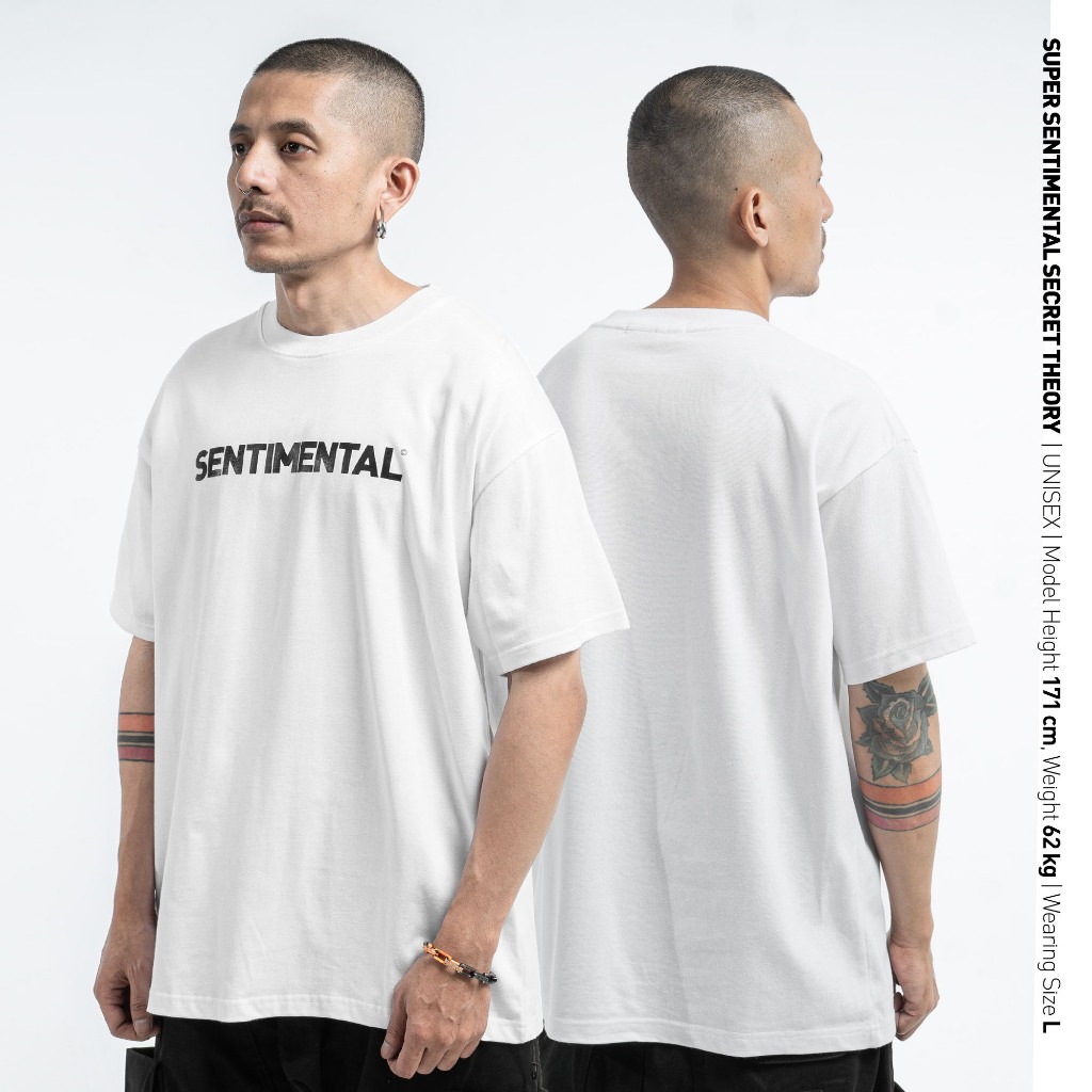SSST Basic Logo Heavyweight T-Shirt Oversize Putih