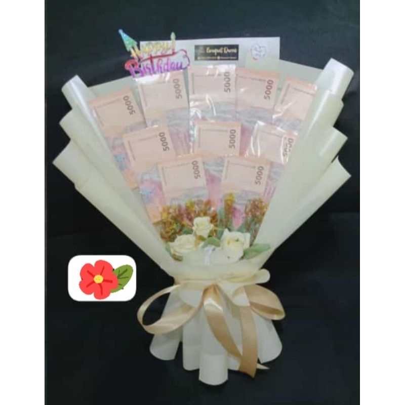 Hadiah buket uang asli