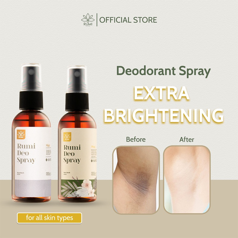 deodorant spray rumi ada 2 varian wangi