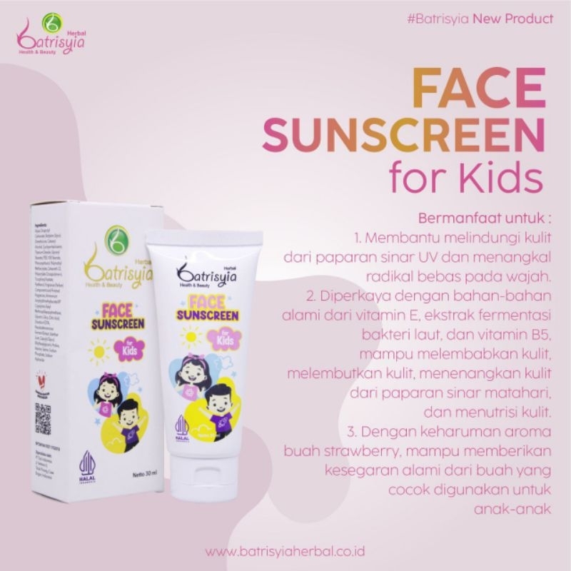 Face Sunscreen for Kids