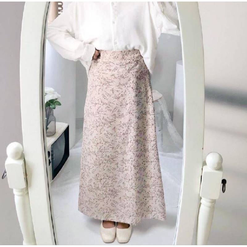 ROK MOTIF BUNGA KOREA/FLORA SKRIT