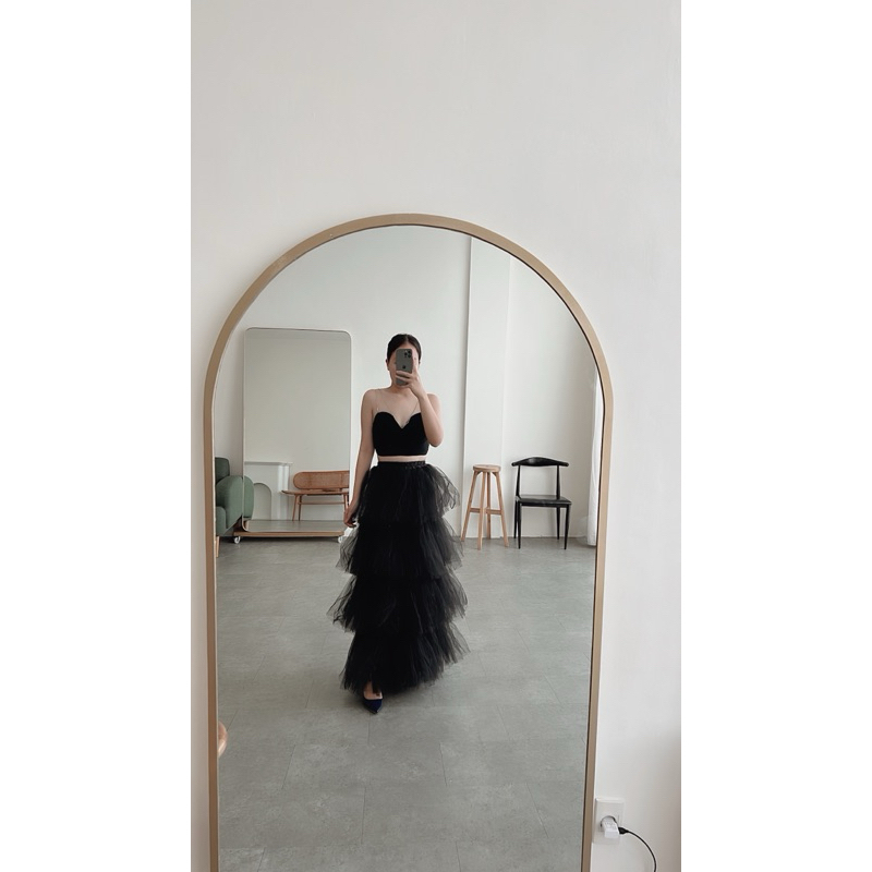 ONESET SWAROVSKI TOP + LONG TUTU