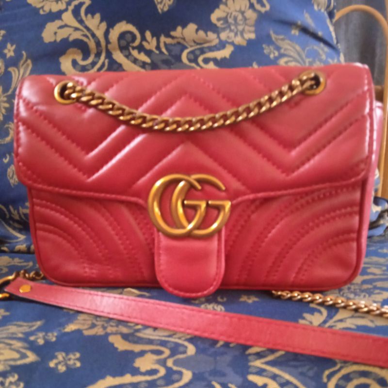 sling GC kulit merah