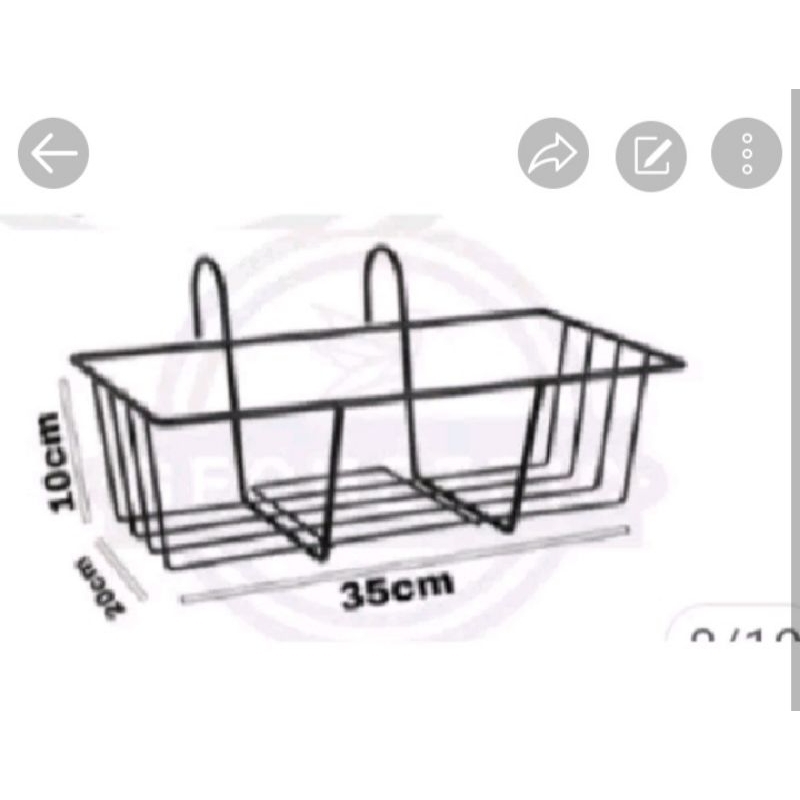rak pot bunga balkon pagar