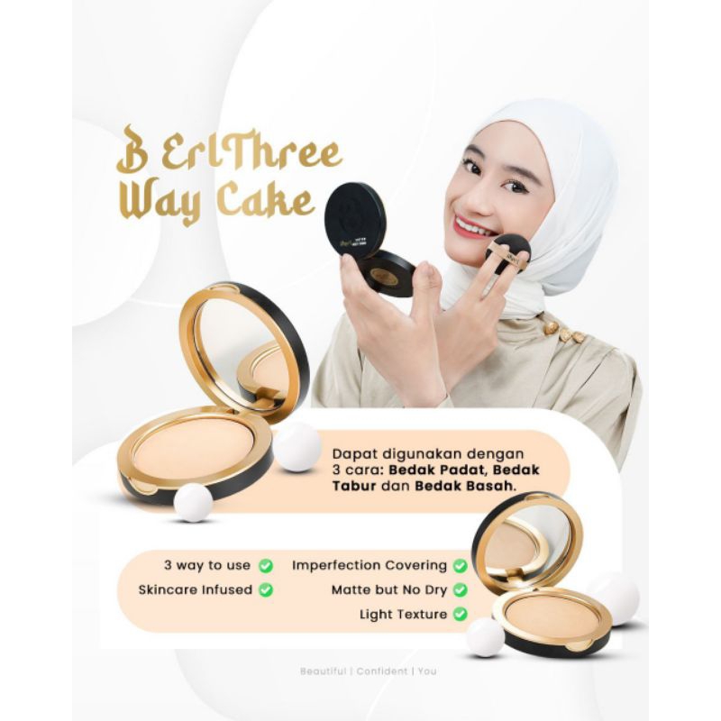Bedak B erl Three Way Cake