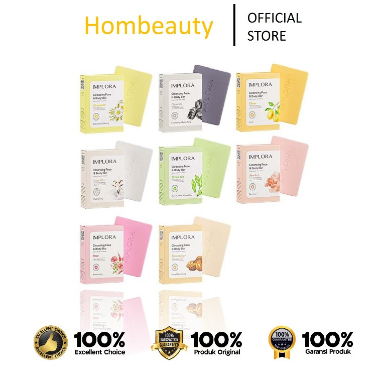 Implora Cleansing Face & Body Bar Soap