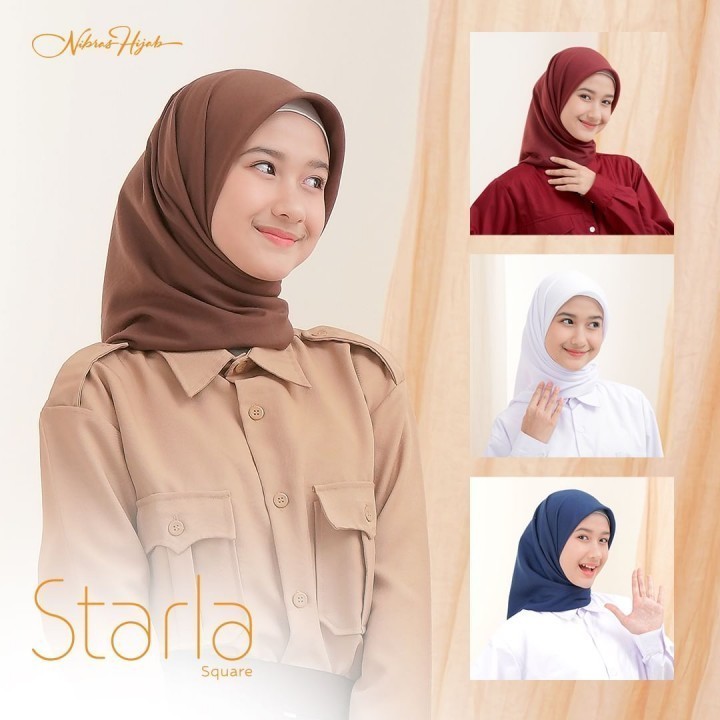 HIJAB NIBRAS - STARLA SQUARE