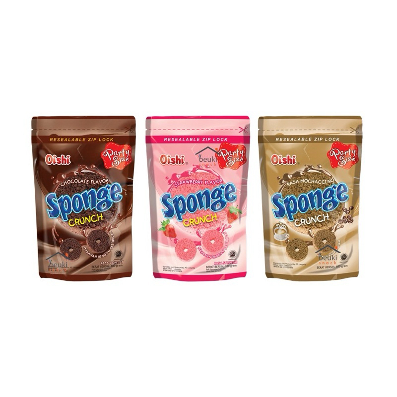 OISHI Sponge Crunch 120 Gram