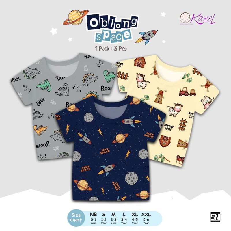 Baju anak KAZEL TSHIRT BOY EDITION