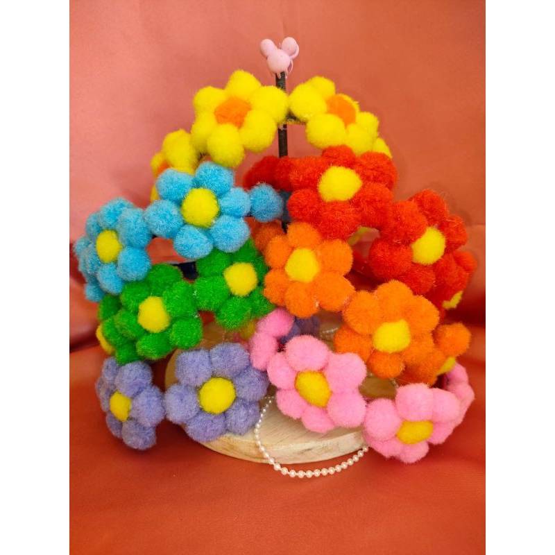 Bando pompom anak