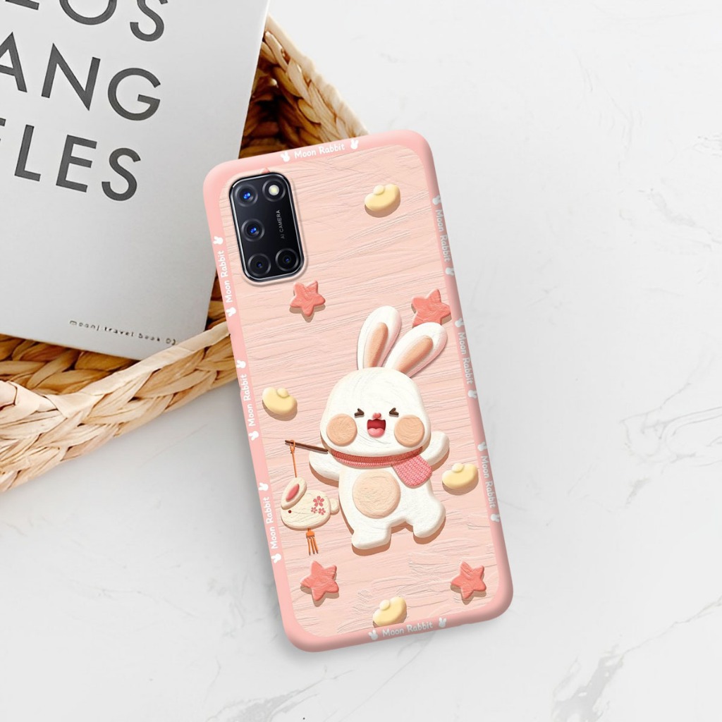 (FL01) Case OPPO A52 Softcase Macaron Protect Camera Silikon Tpu
