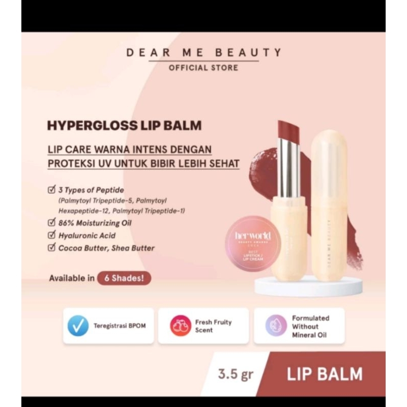 Dear Me Hypergloss Lip Balm