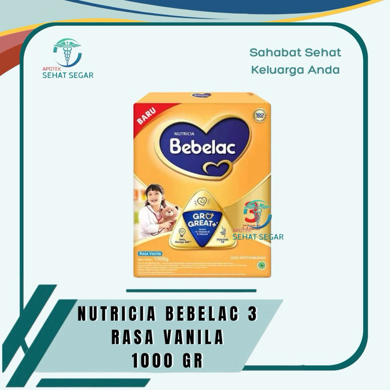 NUTRICIA BEBELAC 3 RASA VANILA 1000 GR