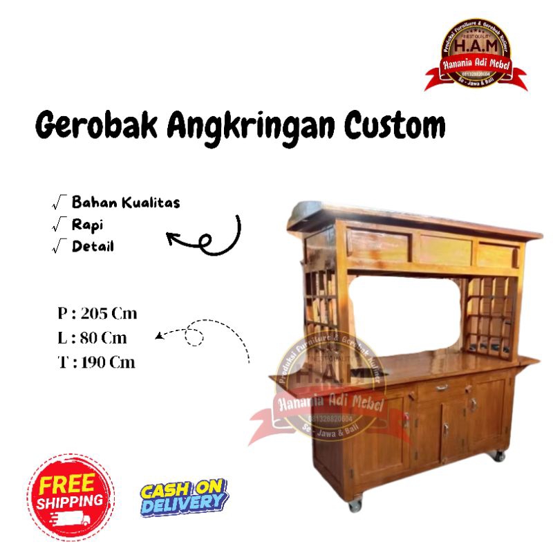 Gerobak angkringan Custom