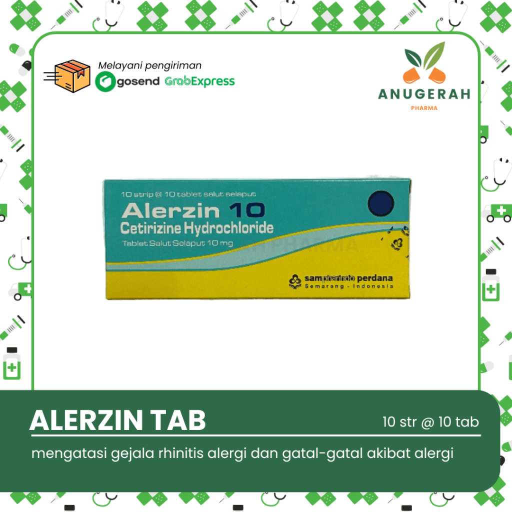 Alerzin 10 Box isi 100 Tab