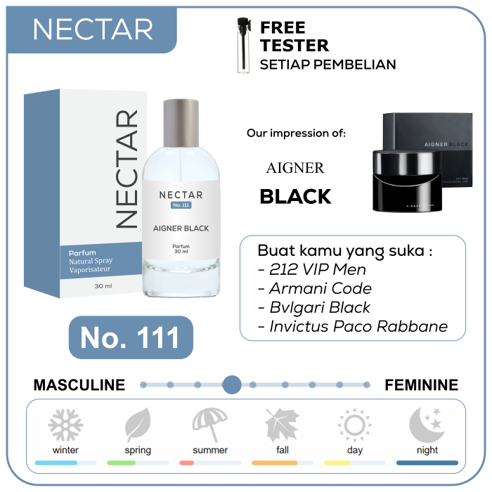 NECTAR No. 111 AIGNER BLACK - Parfum