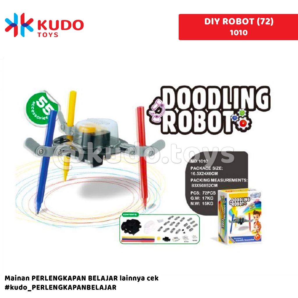 MAINAN ANAK DIY ROBOT 1010