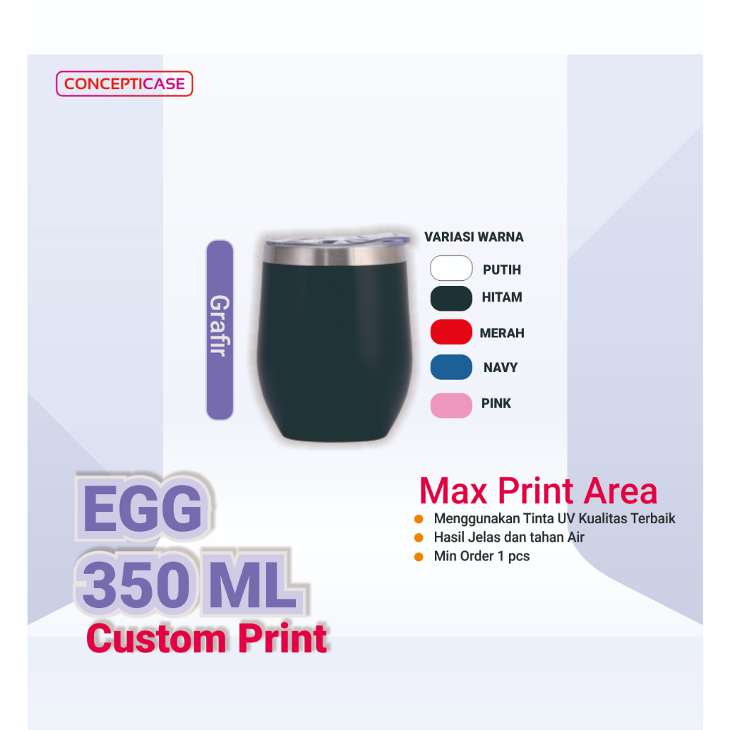 CUSTOM TUMBLER MUG EGG