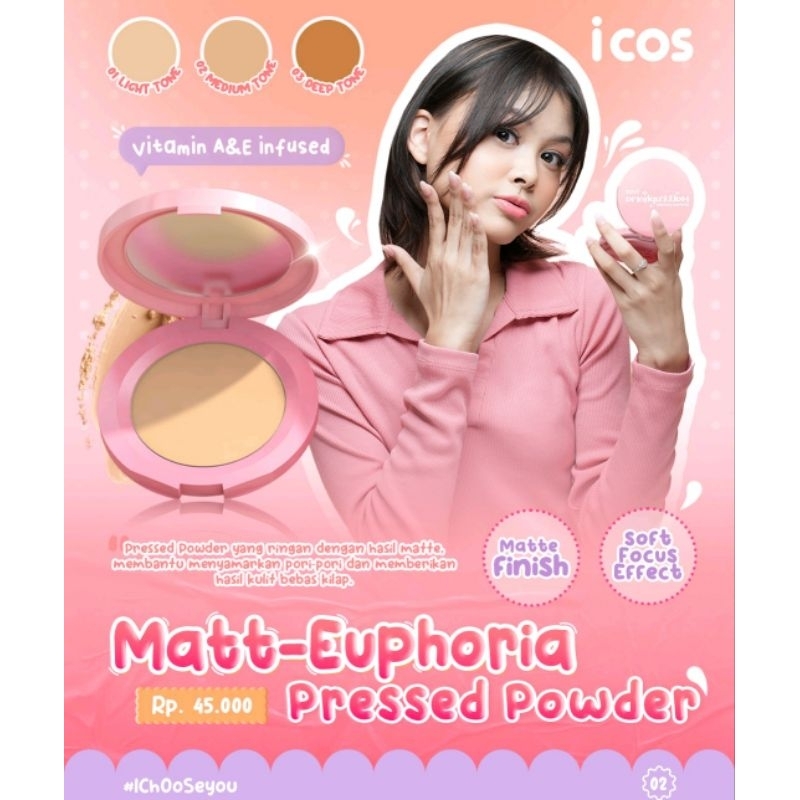 Inez Icos Matt Euphoria Pressed Powder