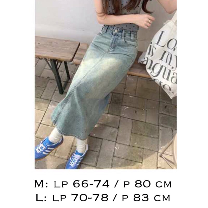 rok midi jeans